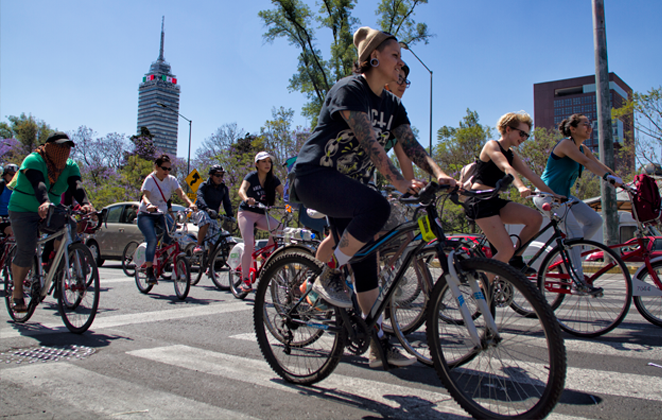 Llaman mujeres ciclistas a erradicar violencia