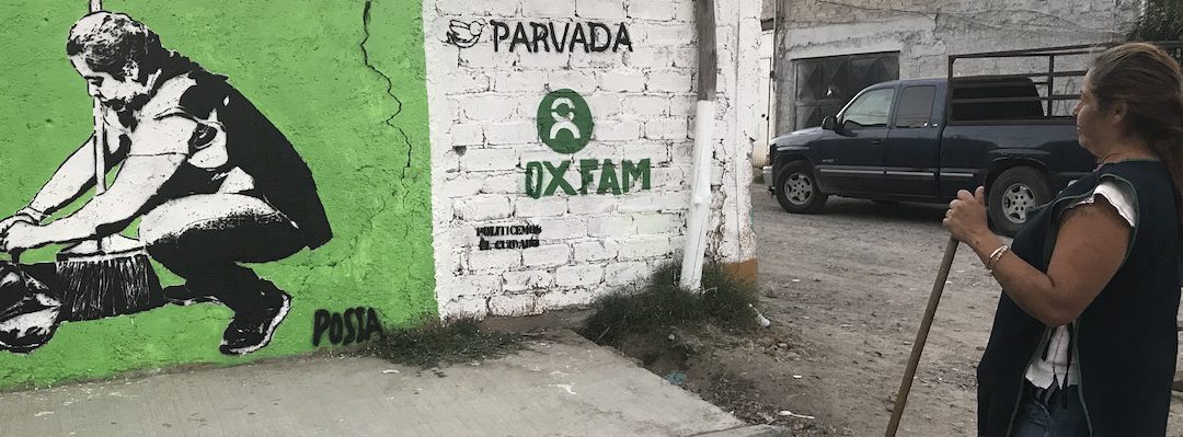 Esto pensé cuando me vi pintada en un mural callejero